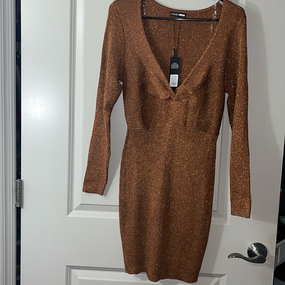NWT plus size long sleeve dress
